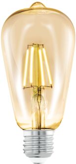 Ledfilamentlamp Edison 2 - Amber - D6,4cm - Warm Wit - E27 - 4w