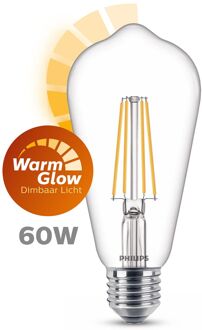 Ledfilamentlamp Edison Classic - D6,5cm - Dimbaar - Warm Wit - E27 - 5,9w