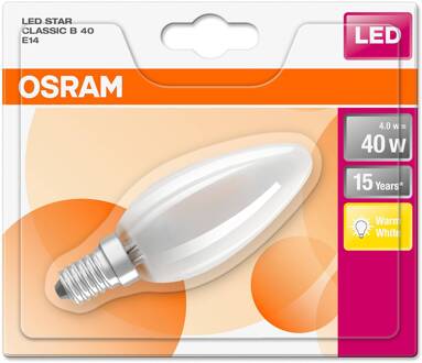 Ledlamp Kaars Retrofit - D3,5cm - Warm Wit - E14 - 4w
