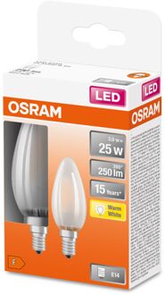 Ledlamp Retrofit Classic B Warm Wit E14 2,5w