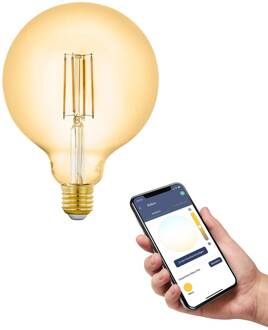 Ledlamp Zigbee Amber G125 Dimbaar E27 6w