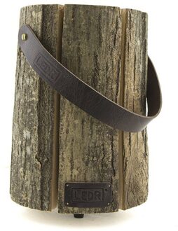 LEDR Wood Light Ash wood M leather edition Bruin