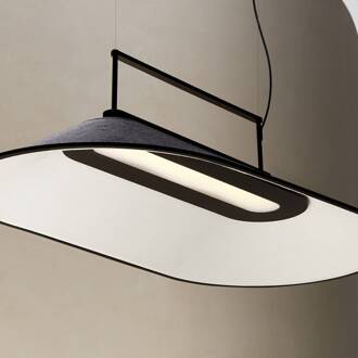 LEDS-C Shoemaker LED hanglamp ovaal, antraciet zwart, antraciet