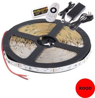 Ledstrip 24 Volt Rood - 5 meter - IP20 - 60xSMD5050/m
