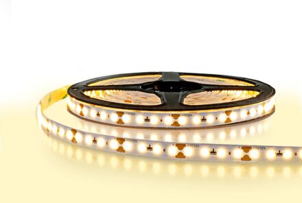 Ledstrip 5 meter warm wit basic - losse strip met 128 leds per meter