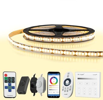 Ledstrip 5 meter warm wit - complete set premium plus - 240 leds p/m