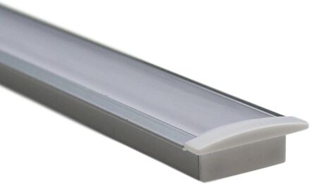 Ledstrip profiel inbouw 4M - 8 mm hoog