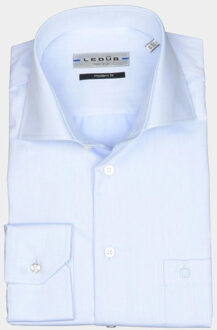 Ledub Business hemd lange mouw business overhemd lange mouw 0023528/120000 Blauw - 39 (M)
