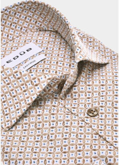 Ledub Business hemd lange mouw le204 mfn5 01345/630-000-000 Bruin - 42 (L)