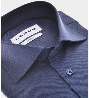 Ledub Business hemd lange mouw le24301 mfn5 0143084/160-000-000 Blauw - 42 (L)