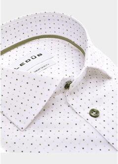 Ledub Business hemd lange mouw le24302 mfn5 0143290/915-535-000 - maat 41 (L) Wit