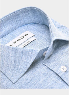 Ledub Business hemd lange mouw le24304 mfn5 0143315/140-000-000 Blauw - 43 (XL)