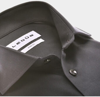 Ledub Business hemd lange mouw le24304 mfn5 0323516/290-000-000 Zwart - 45 (XXL)