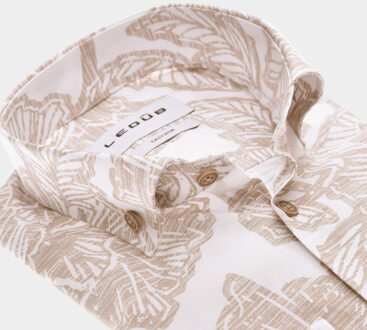 Ledub Business hemd lange mouw le25201/228 mfn5 0142900/620-000-000 Bruin - 40 (M)