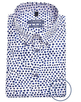 Ledub Ledub overhemd 0141094-160-910-190 - maat 38 (S) Veelkleurig