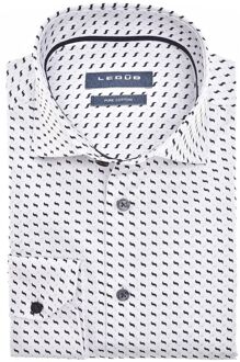 Ledub Overhemd Print Wit Multicolour