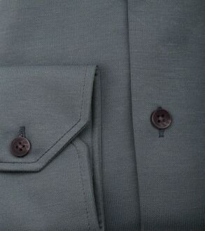 Ledub Overhemd Tricot Groen - 45