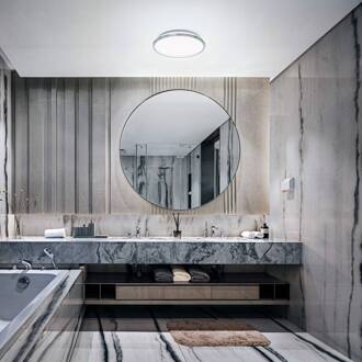 Ledvance Bathroom Ceiling LED plafondlamp chroom chroom, opaal