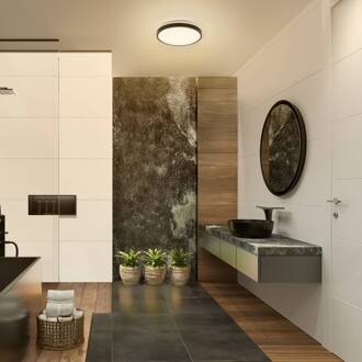 Ledvance Bathroom Ceiling LED plafondlamp zwart zwart, opaal