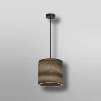 Ledvance Cilinder hanglamp, 1-lamp, bruin, golfkarton bruin, zwart
