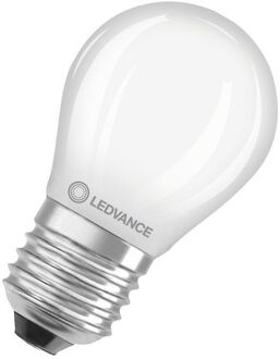 Ledvance Classic Led E27 Peer Filament Mat 4.8w 470lm - 827 Zeer Warm Wit | Dimbaar - Vervangt 40w