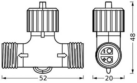 Ledvance Conectorset Endura hybride connectorset zwart