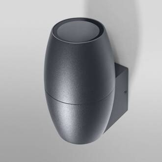 Ledvance Endura Classic Cannon buitenwandlamp omhoog donkergrijs