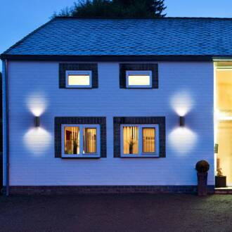 Ledvance Endura Classic Itys buitenwandlamp, GU10, IP65 donkergrijs, wit