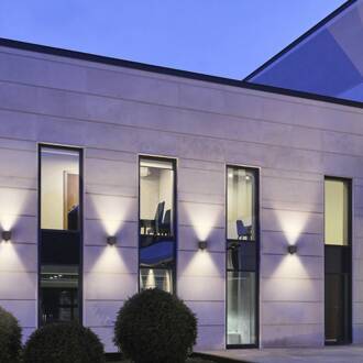 Ledvance LED buiten wandlamp Endura Style, sensor donkergrijs