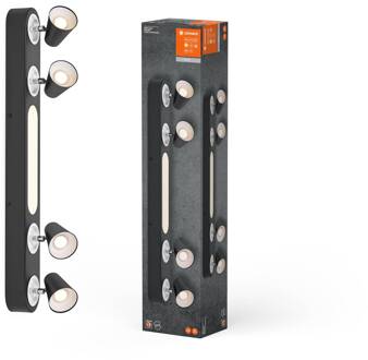 Ledvance LED plafondlamp Neptune, 4 spots, zwart