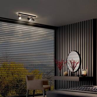 Ledvance LED plafondspot Mars, 4-lamps, 3 spots, zwart