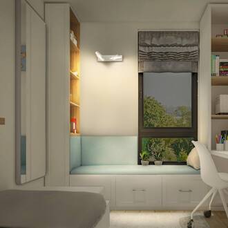 Ledvance LED plafondspot Saturnus, CCT, 2-lamps, lang, wit