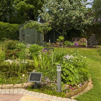 Ledvance LED tuinpadverlichting Endura Hybrid Hagen, roestvrij staal