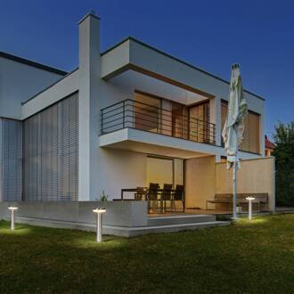 Ledvance LED tuinpadverlichting Endura Hybrid Mari, roestvrij staal