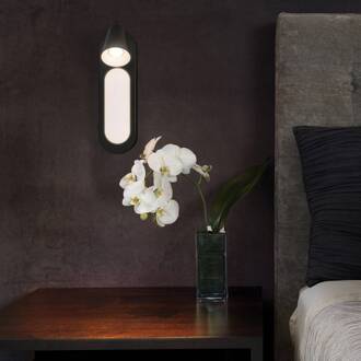 Ledvance LED wandlamp Neptune, 1 spot, schakelaar, zwart