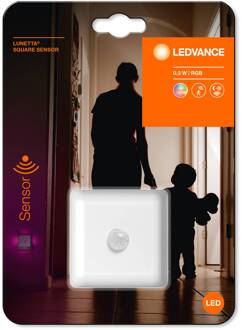 Ledvance Lunetta Square LED nachtlamp RGB sensor wit