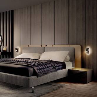 Ledvance Mars LED wandspot, 2-lamps, 1 spot, zwart