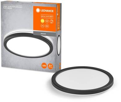 Ledvance Orbis Ultra Slim, zwart, Ø 23,5 cm