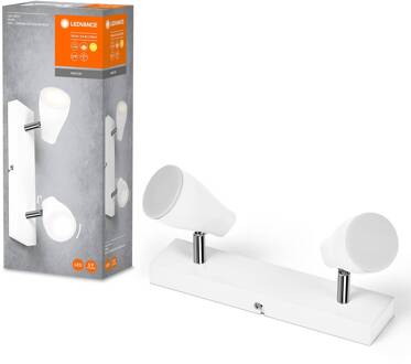 Ledvance Pear LED opbouwspot GU10 2-lamps wit