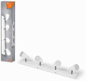 Ledvance Pear LED opbouwspot GU10 4-lamps wit