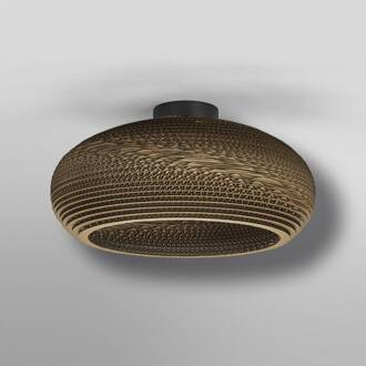 Ledvance plafondlamp, Ø 40 cm, bruin, golfkarton, E27 bruin, zwart