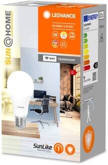 LEDVANCE Sun@Home Classic A 40 E27 9W CCT 922 wit