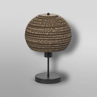 Ledvance Tafellamp Ball, bruin, golfkarton, staal, E27 bruin, zwart