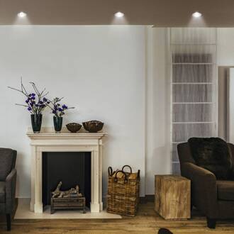 Ledvance Twist LED inbouwspot Ø7cm 840 wit/zilver wit, zilver