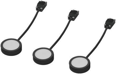 Ledvance Undercabinet Puck meubelspot per 3 zwart