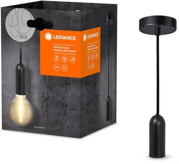 Ledvance Vintage 1906 Round hanglamp, zwart