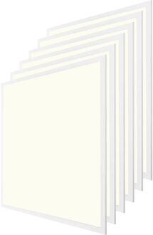 Ledvance Voordeelpak 6x LEDVANCE LED Paneel 60x60 Eco - LED Paneel Systeemplafond - 36W 3600lm - 840 Natuurlijk Wit - IP40 - UGR <19