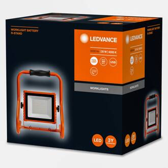 Ledvance Worklight Battery LED werklamp 20 W oranje, zwart