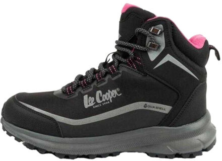 Lee Cooper Dames aqua shell enkellaarsjes Zwart - 38