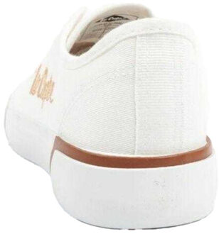Lee Cooper Dames gouden logo trainers Wit - 38